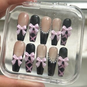 Cute Coquette Press-on Nails